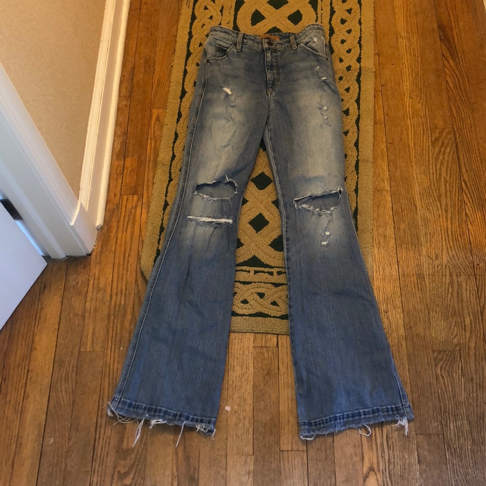 Women’s ripped flare Joe’s Jeans
